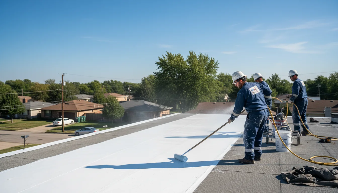Commercial roof coating in Flemington, WV near me